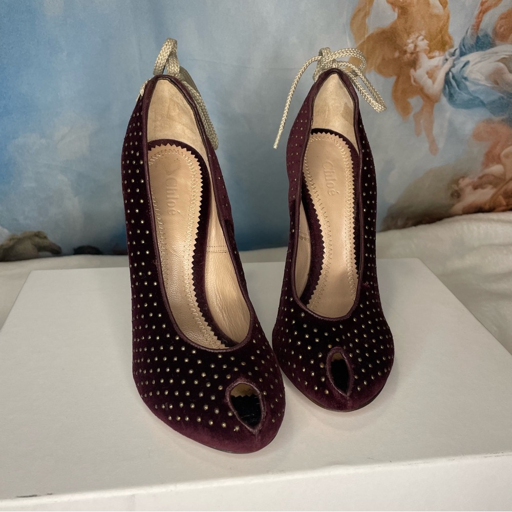 Chloe peep toes